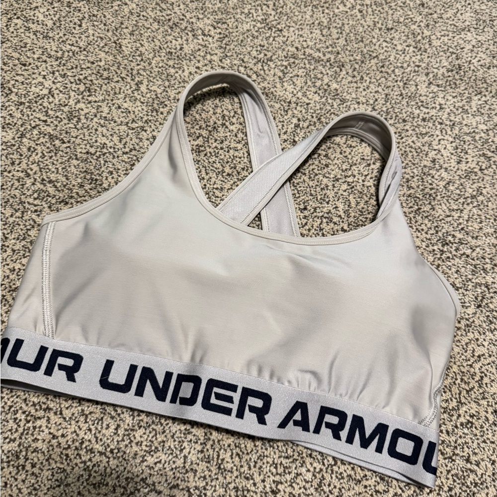 Under Armour Women's light tan Sports Bra